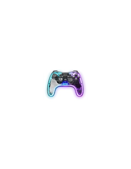 Mars Gaming MGP-24 Gamepad Inalámbrico 2.4GPRO Neon RGB Vibración Háptica Dual Joysticks Analógicos Mando para PC PS3 PS4 PS5 XB