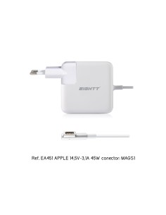 Eightt Cargador Especifico Compatible con APPLE 14,5V-3,1A 45W MAGSAFE1 Tip L