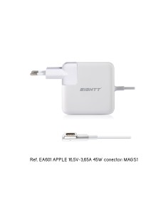 Eightt Cargador Especifico Compatible con APPLE 16,5V-3,65A 60W MAGSAFE1 Tip L