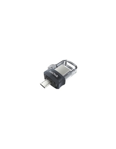 MEMORIA MICRO USB + USB 3.0 SANDISK ULTRA DUAL DRIVE M3.0 32GB GREY & SILVER SDDD3-032G-G46