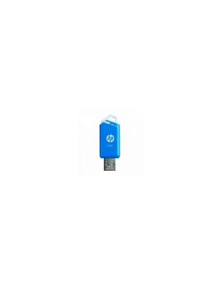Pendrive hp 64gb usb 3.1 x755w azul blanco HPFD755W-64