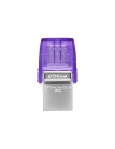 Kingston Technology DataTraveler microDuo 3C unidad flash USB 256 GB USB Type-A / USB Type-C 3.2 Gen 1 (3.1 Gen 1) Acero inoxida