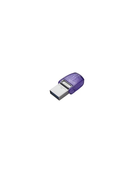 Kingston Technology DataTraveler microDuo 3C unidad flash USB 128 GB USB Type-A / USB Type-C 3.2 Gen 1 (3.1 Gen 1) Acero inoxida
