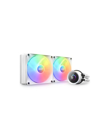 NZXT Kraken 280 RGB Procesador Sistema de refrigeración lÍ­quida todo en uno 14 cm Blanco 1 pieza(s)
