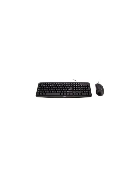 iggual COM-CK-BASIC Teclado y raton usb universal qwerty español negro