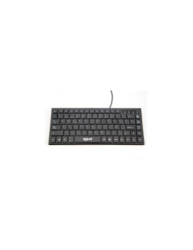 Teclado iggual compacto TKL Slim TKL-USB Negro