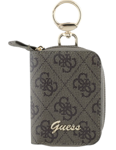 GUESS MONEDERO/TARJETERO TRIANGLE MARRON