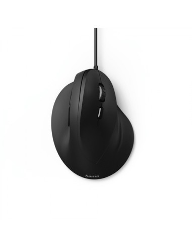 Ratón Hama EMC-500 con Cable, Ergonómico Negro