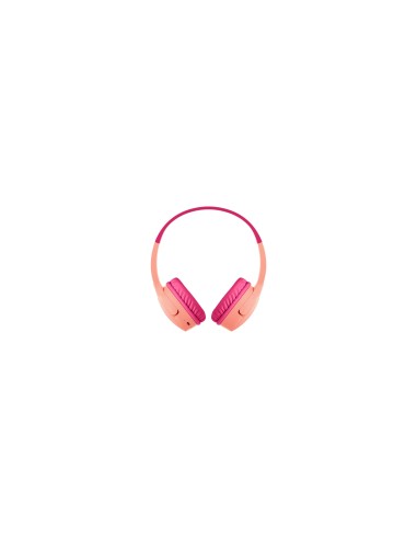 Belkin SoundForm Mini Auriculares Inalámbrico Diadema Llamadas/Música USB Tipo C Rosa