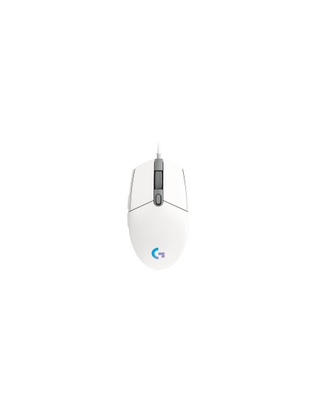 Logitech G G203 raton gaming usb tipo a 8000dpi blanco