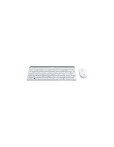 Logitech MK470 slim teclado y raton rf inalambrico español blanco