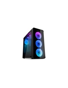 CAJA MEDIA TORRE NOX HUMMER TGM RAINBOW RGB NEGRA NXHUMMERTGM