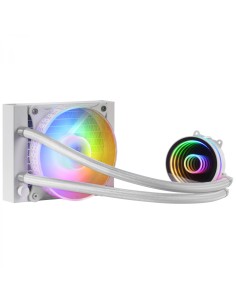 Mars Gaming ML-ONE120 Blanco Refrigeración LÍ­quida CPU TDP 200W Espejo Infinito Ventilador FRGB Silencioso Multisocket Universa
