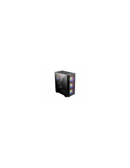 MSI MAG FORGE M100R carcasa de ordenador Midi Tower Negro, Transparente