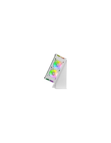 Mars Gaming MCB Blanco Caja PC Gaming ATX XL Edición Custom Premium Estructura Modular Doble Cámara