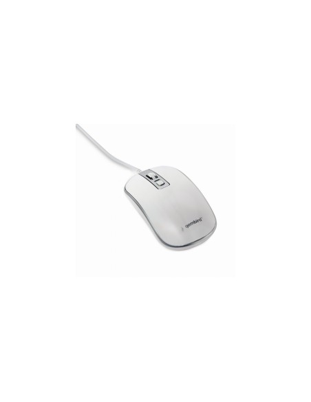 Gembird MUS-4B-06-WS ratón Ambidextro USB tipo A Í?ptico 1200 DPI