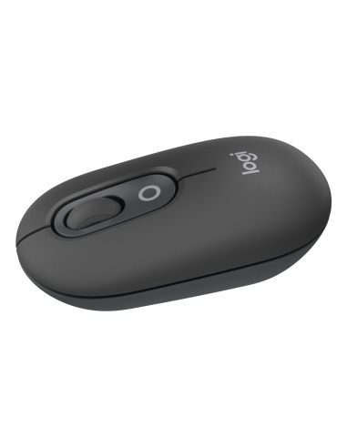 Logitech POP Mouse, ratón inalámbrico Bluetooth compacto y portátil con botones programables y clics discretos, tecnología Easy-