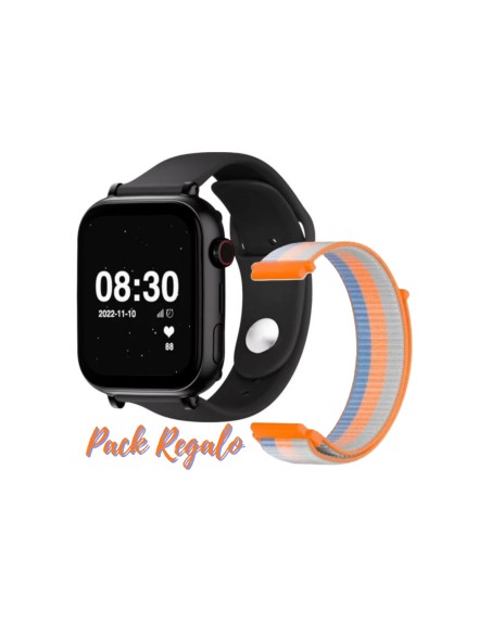 PACK SmartWatch SaveFamily Reloj GPS SaveWatch Plus Negro * Correa de regalo