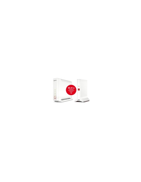 FRITZ! Mesh Set 4060 + 3000 AX INT Tribanda (2,4 GHz/5 GHz/5 GHz) Wi-Fi 6 (802.11ax) Blanco 4x4