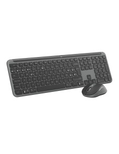 Logitech MK950 Signature Slim, teclado y ratón inalámbricos, diseño elegante, escritura y clics discretos, uso alternante de 3 d