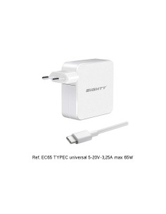 Eightt Cargador Universal Type C 5-20V-3,25A Max 65W