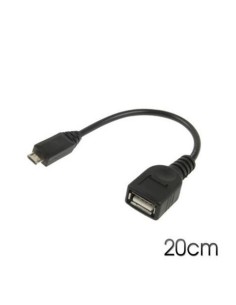 CABLE OTG MICRO USB A USB 20CM