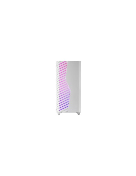 Mars Gaming MC-VOLT, Caja Gaming ATX, Ventilador ARGB 120mm, Rejilla Frontal ARGB, Ventana Lateral Completa Cristal Templado, Ge