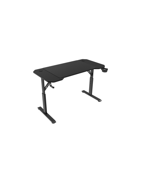 Mars Gaming MGD-ERGO120, Mesa Altura Ajustable 3 Posiciones, Superficie Ergonómica, Estructura Metálica, Alfombrilla XXL, Soport