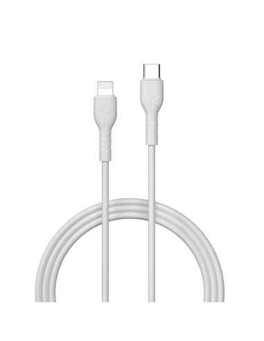 CABLE USB-C A LIGHTNING DEVIA 27W 1MTR 3A