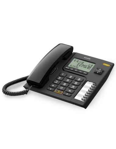 Teléfono Alcatel T76 Negro atractivo.