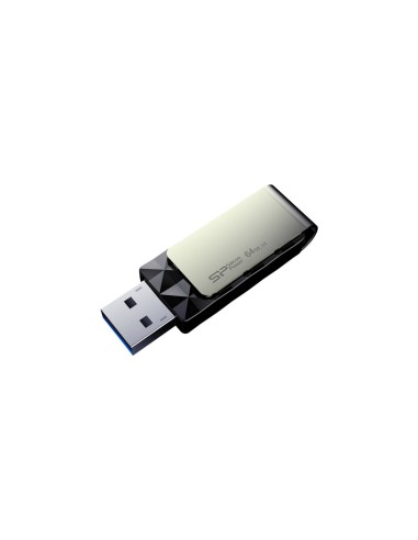 MEMORIA USB 3.1 SP BLAZE B30 64GB NEGRO SP064GBUF3B30V1K