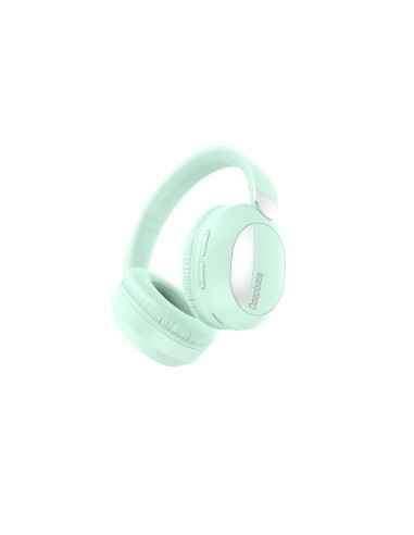AURICULARES DIADEMA INALÁMBRICOS MICROFÓNO DEEPBASS VERDE