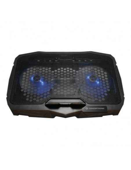 SOPORTE DE REFRIGERACIÓN PARA PORTATILES CON 2 VENTILADORES CONCEPTRONIC