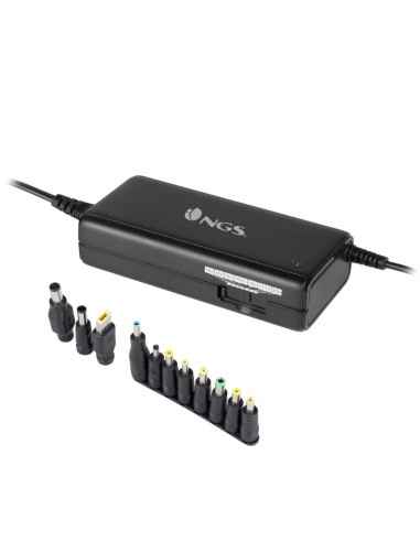 CARGADOR PARA PORTATIL DE 90W DE POTENCIA Y 11 CLAVIJAS NGS