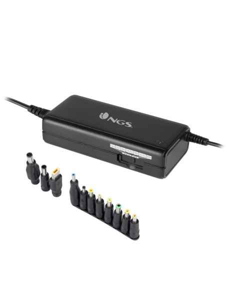 CARGADOR PARA PORTATIL DE 90W DE POTENCIA Y 11 CLAVIJAS NGS