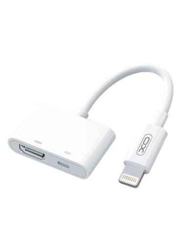 ADAPTADOR HUB005 LIGHTNING - HDMI Y TIPO C XO