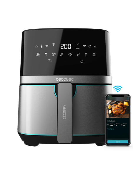 Freidora de aire Cecofry Full Inox 5500 Connected