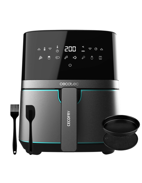 Freidora dietètica cecofry full inoxblack 5500 pro con accesorios