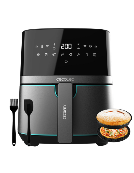 Freidora dietètica cecofry full inoxblack 5500 pro con accesorios