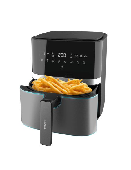 Freidora dietètica cecofry full inoxblack 5500 pro con accesorios