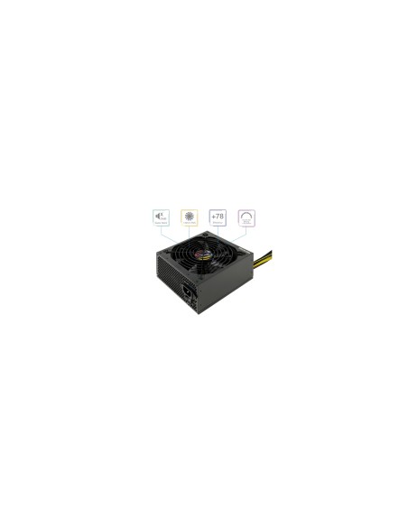 TooQ TQAPOLO-700SP unidad de fuente de alimentación 700 W 20+4 pin ATX ATX Negro