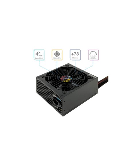 FUENTE ALIMENTACION 750W TOOQ PFC-ACTIVO 5SATA 14CM ATX