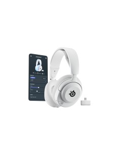 Steelseries Arctis Nova 5P Wireless Auriculares Inalámbrico Diadema Juego USB Tipo C Bluetooth Blanco