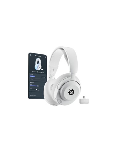 Steelseries Arctis Nova 5P Wireless Auriculares Inalámbrico Diadema Juego USB Tipo C Bluetooth Blanco