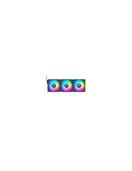 Thermaltake CL-F182-PL14SW-A sistema de refrigeración para ordenador Carcasa del ordenador Ventilador 14 cm Negro 3 pieza(s)