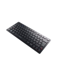 CHERRY KW 9200 MINI teclado USB + RF Wireless + Bluetooth AZERTY Belga Negro
