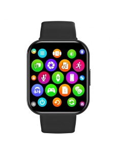 Celly TRAINERWATCH2BK Relojes inteligentes y deportivos 4,6 cm (1.81") Digital 320 x 320 Pixeles Pantalla táctil Negro GPS (saté