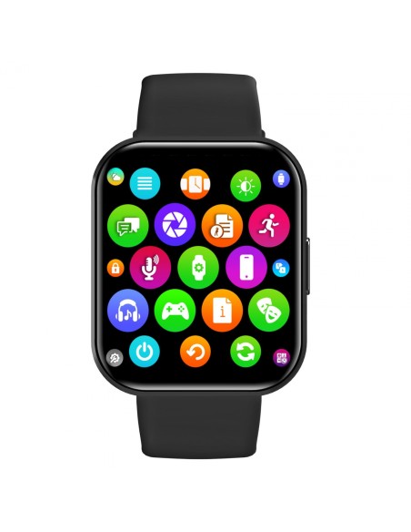 Celly TRAINERWATCH2BK Relojes inteligentes y deportivos 4,6 cm (1.81") Digital 320 x 320 Pixeles Pantalla táctil Negro GPS (saté