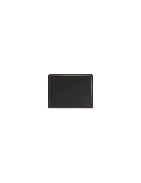 Mars Gaming MMP124, Alfombrilla Gaming 360x260mm, Diseño de Bordes Rainbow, Base Antideslizante de Caucho Natural, Superficie Na