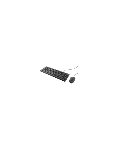 Trust TKM-250 teclado Ratón incluido Universal USB Español Negro